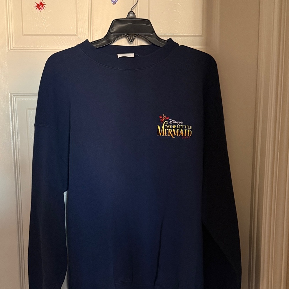 Disney The Little Mermaid Navy Crew Neck Sweater